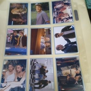 DAWSON'S creek 18 sticker cards 1 card sleeve